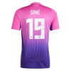 Maillot de Supporter Allemagne Sane 19 Extérieur Euro 2024 Pour Enfant